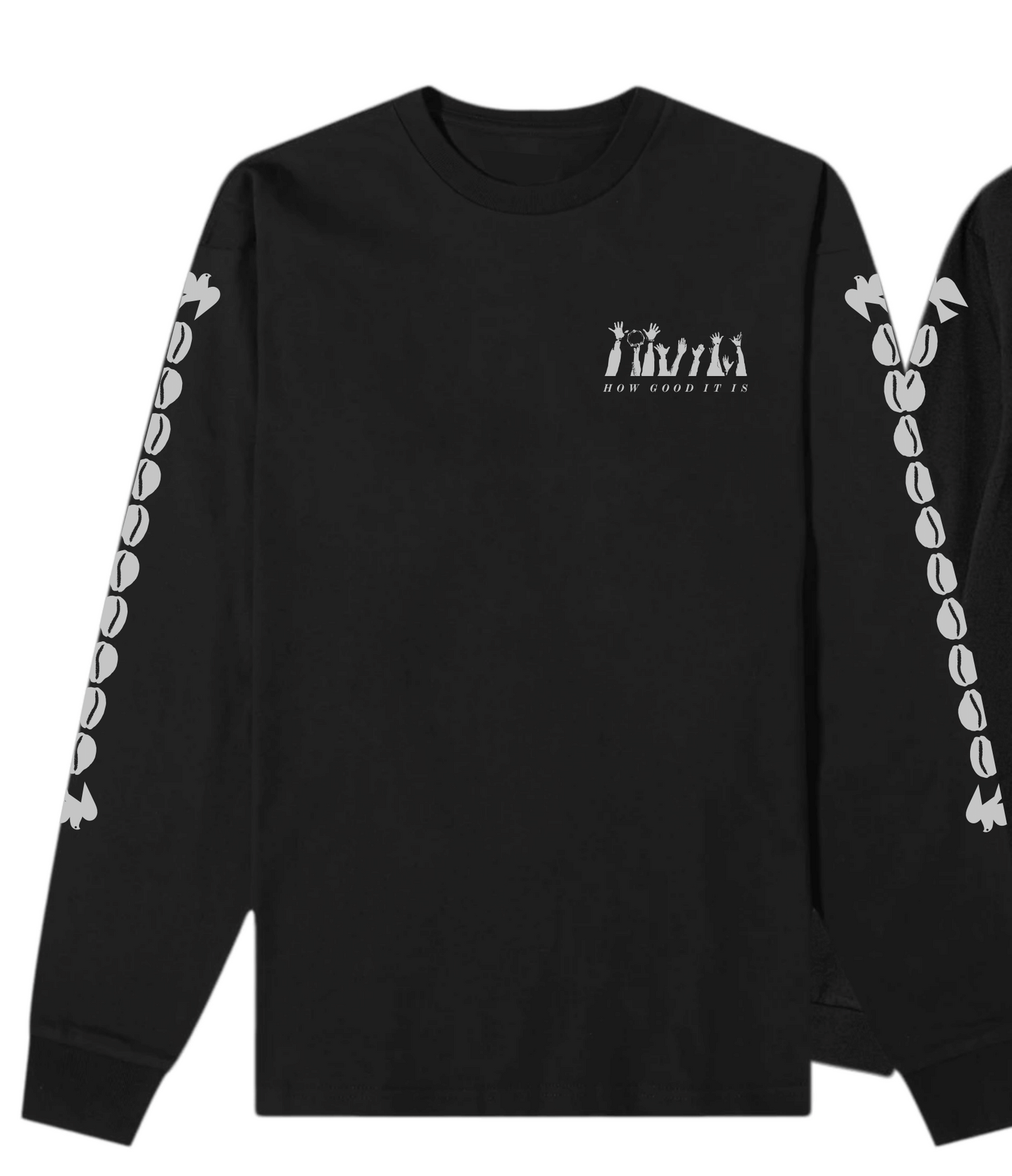 Jimetta Rose & VoC | August Tour T Shirt by Carhartt | Long Sleeve Black/Grey