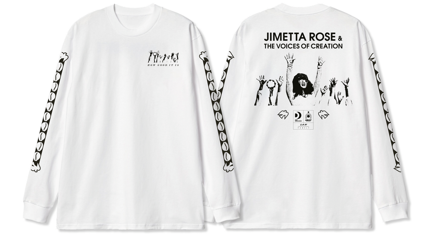Jimetta Rose & VOC | August Tour Shirt by Carhartt | Long Sleeve White/Black
