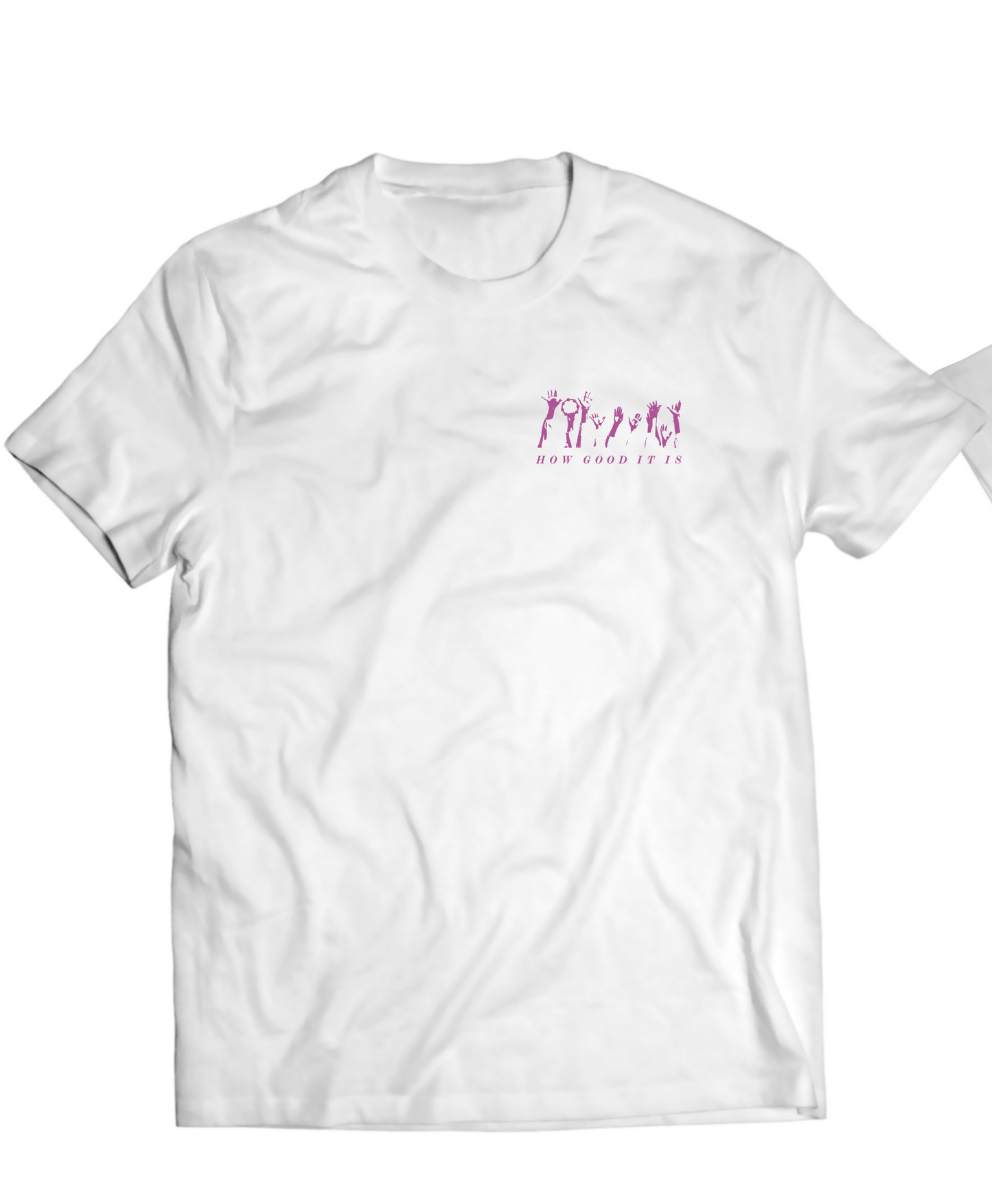Jimetta Rose & VOC | August Tour T Shirt by Carhartt | Short Sleeve White/Pink
