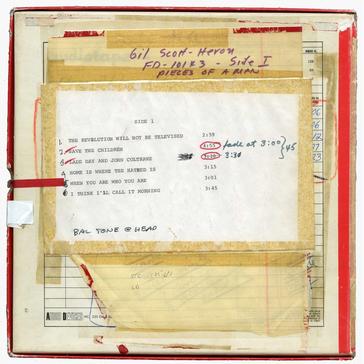 Gil Scott-Heron | Pieces of a Man | Reel-to-Reel